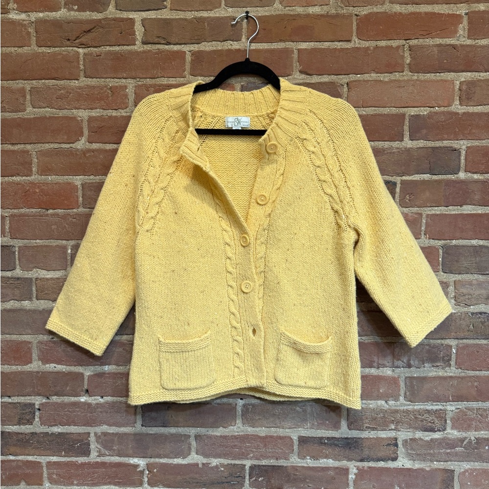 Studio Works Mustard Cardigan Sweater
